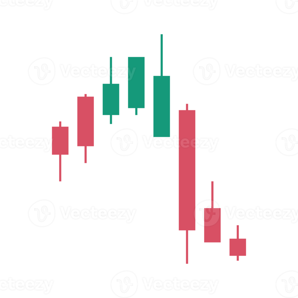 Stock chart. Digital asset investment idea. png