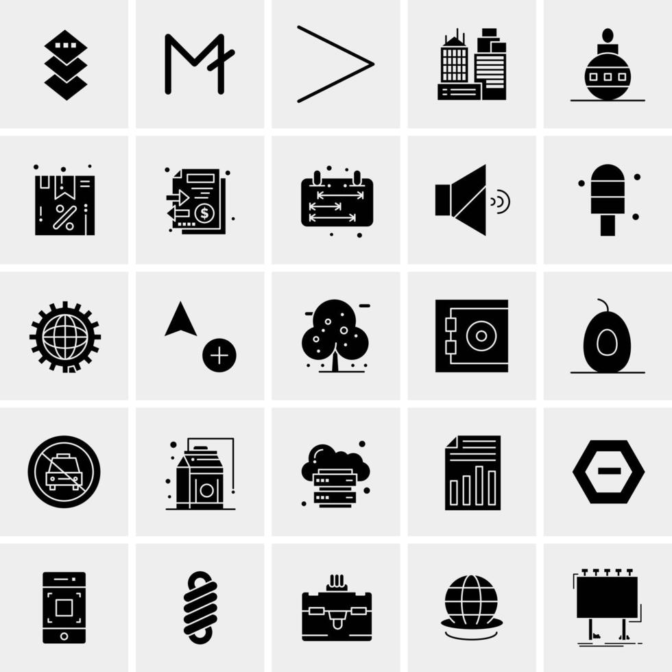 25 Universal Business Icons Vector Creative Icon Illustration to use in web and Mobile Related project