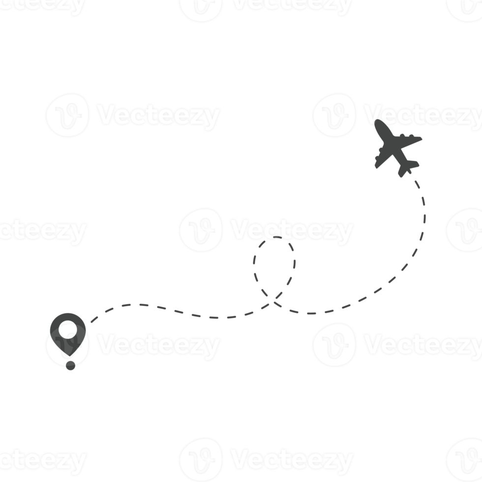 Flugzeugreiseroute Pin auf der Weltkarte Reisen Reiseideen png
