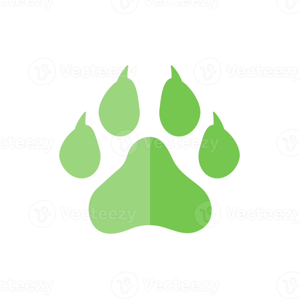 Dog and cat paws with sharp claws. cute animal footprints 14612234 PNG