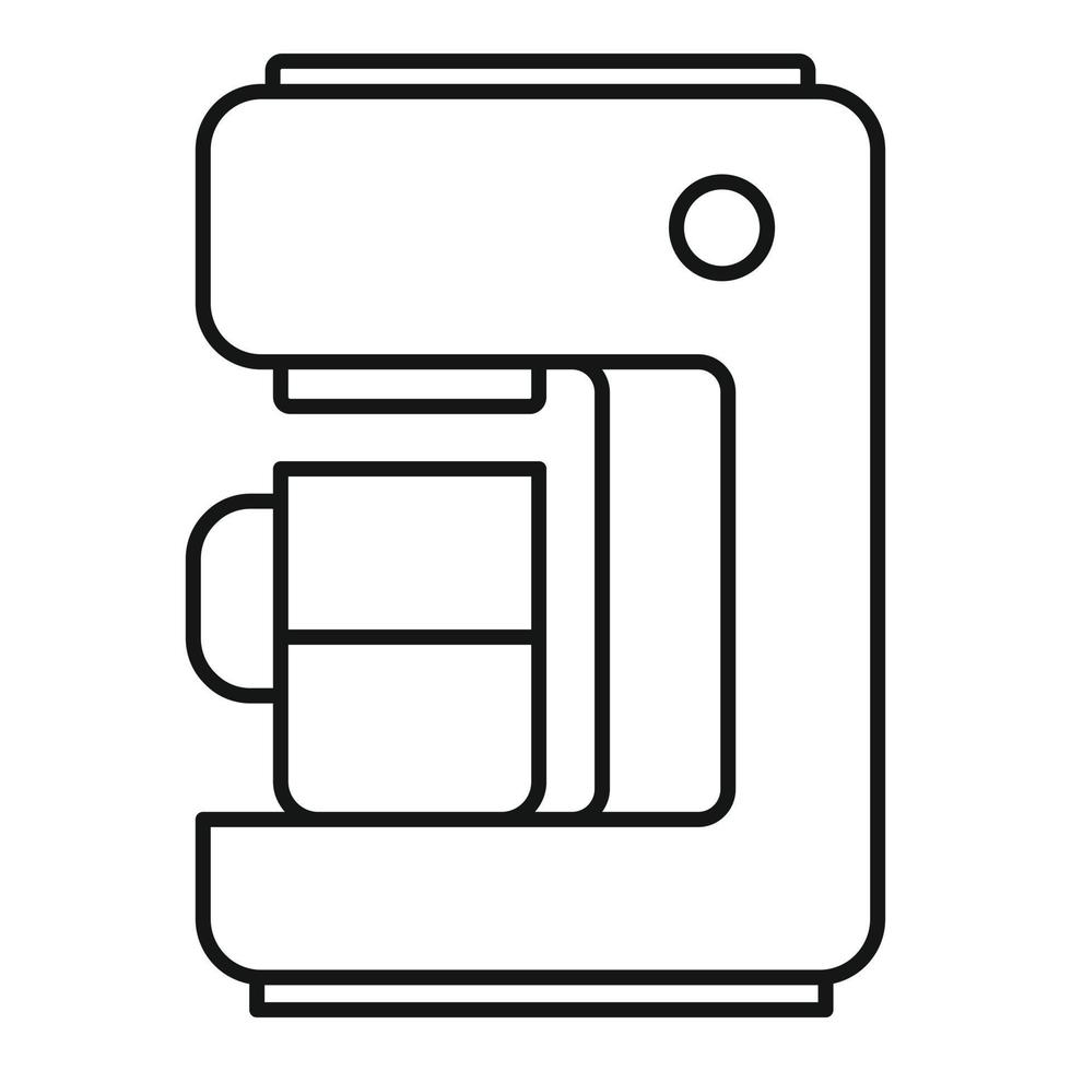 Coffee machine equipment icon, outline style vector