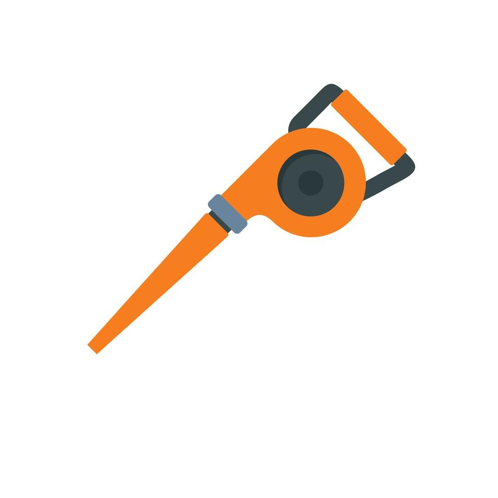 Garden vacuum cleaner icon, flat style vector