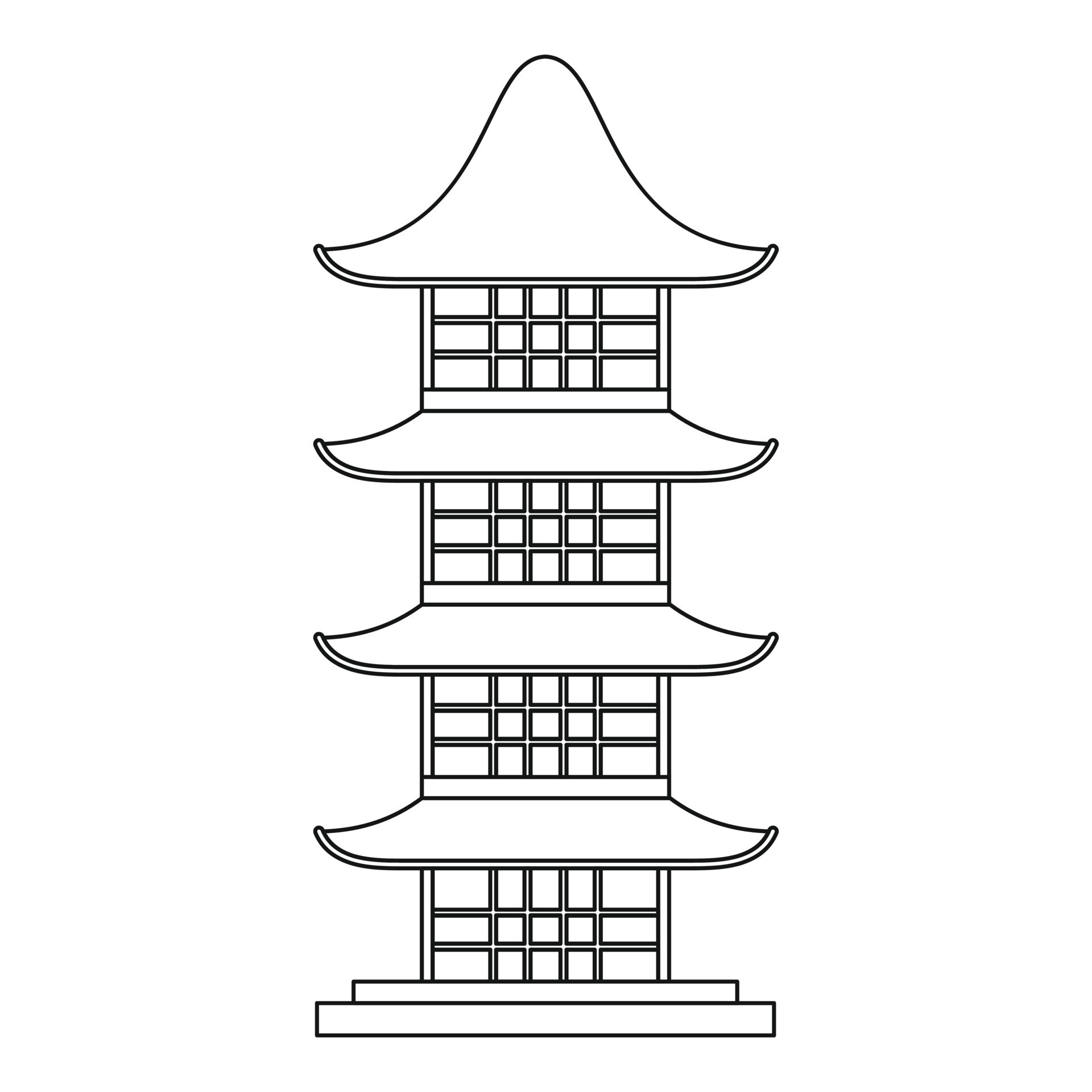 5,074 Japanese Temple Drawing Images, Stock Photos & Vectors | Shutterstock