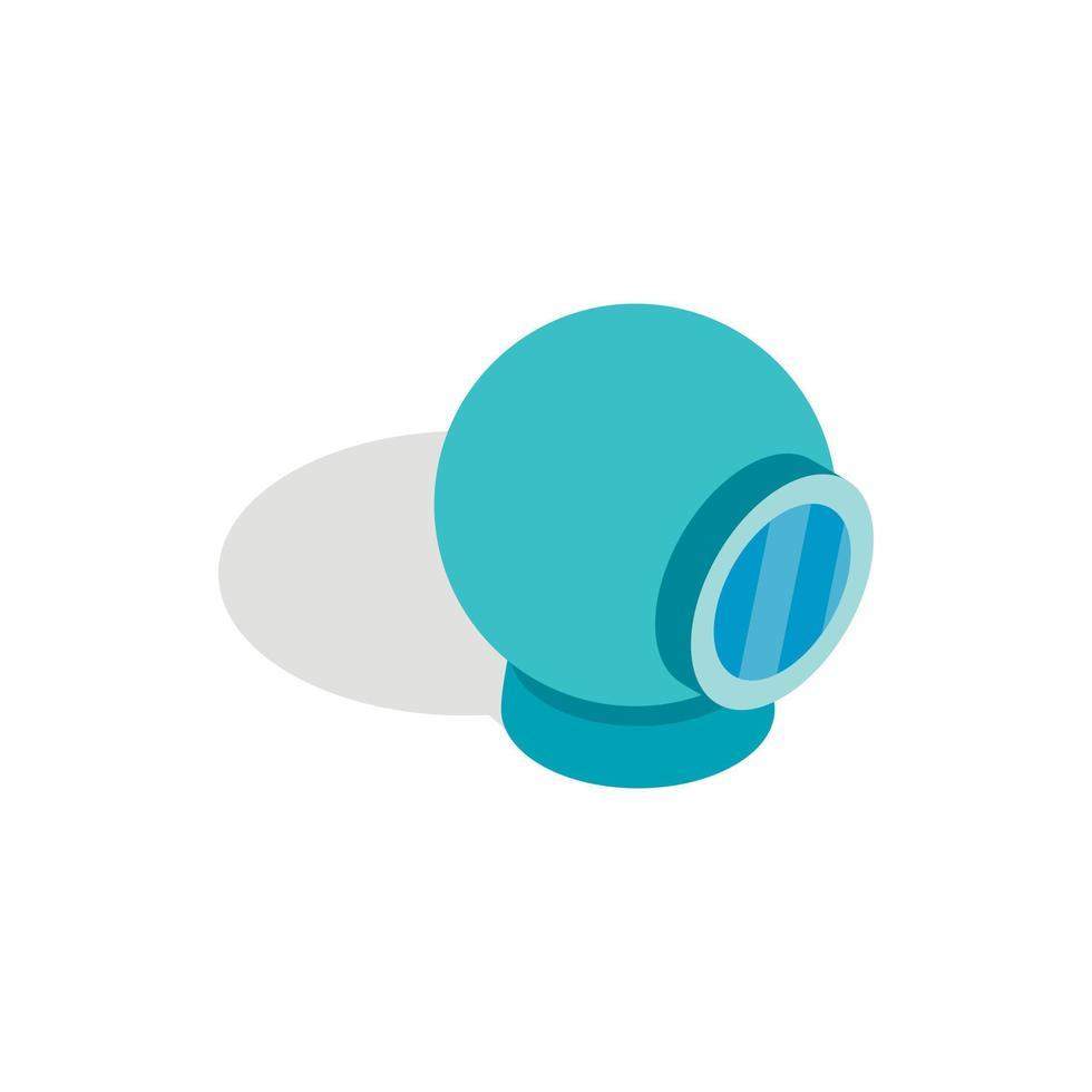 Webcam icon, isometric 3d style vector