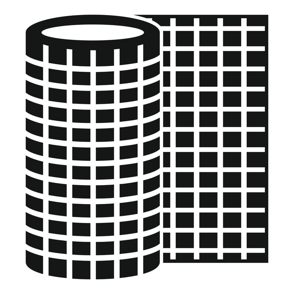 icono de piso de linóleo, estilo simple vector