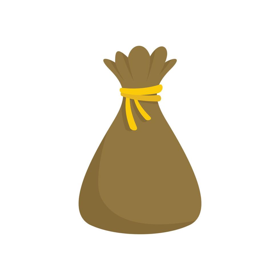Magic bag icon, flat style vector
