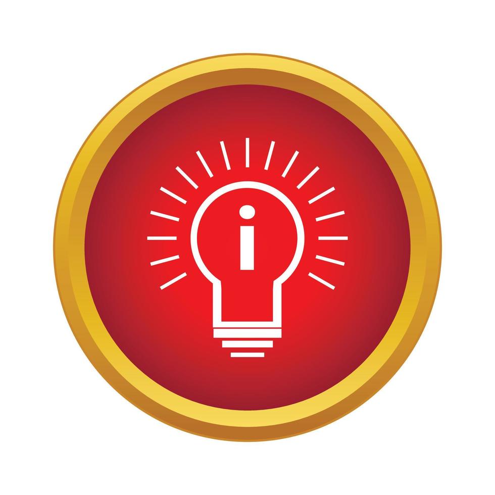 Idea Icon, simple style vector