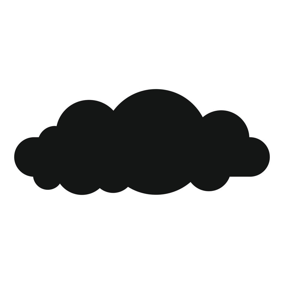 Altocumulus icon, simple style. vector