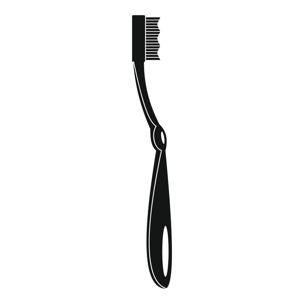 Flex toothbrush icon, simple style vector