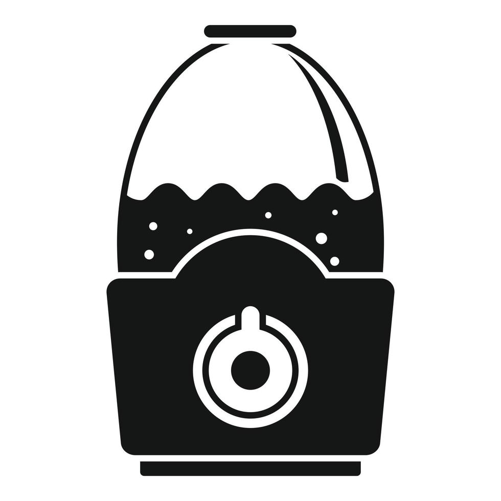 icono de humidificador saludable, estilo simple vector