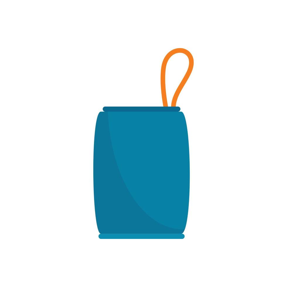 Protect bag icon, flat style vector