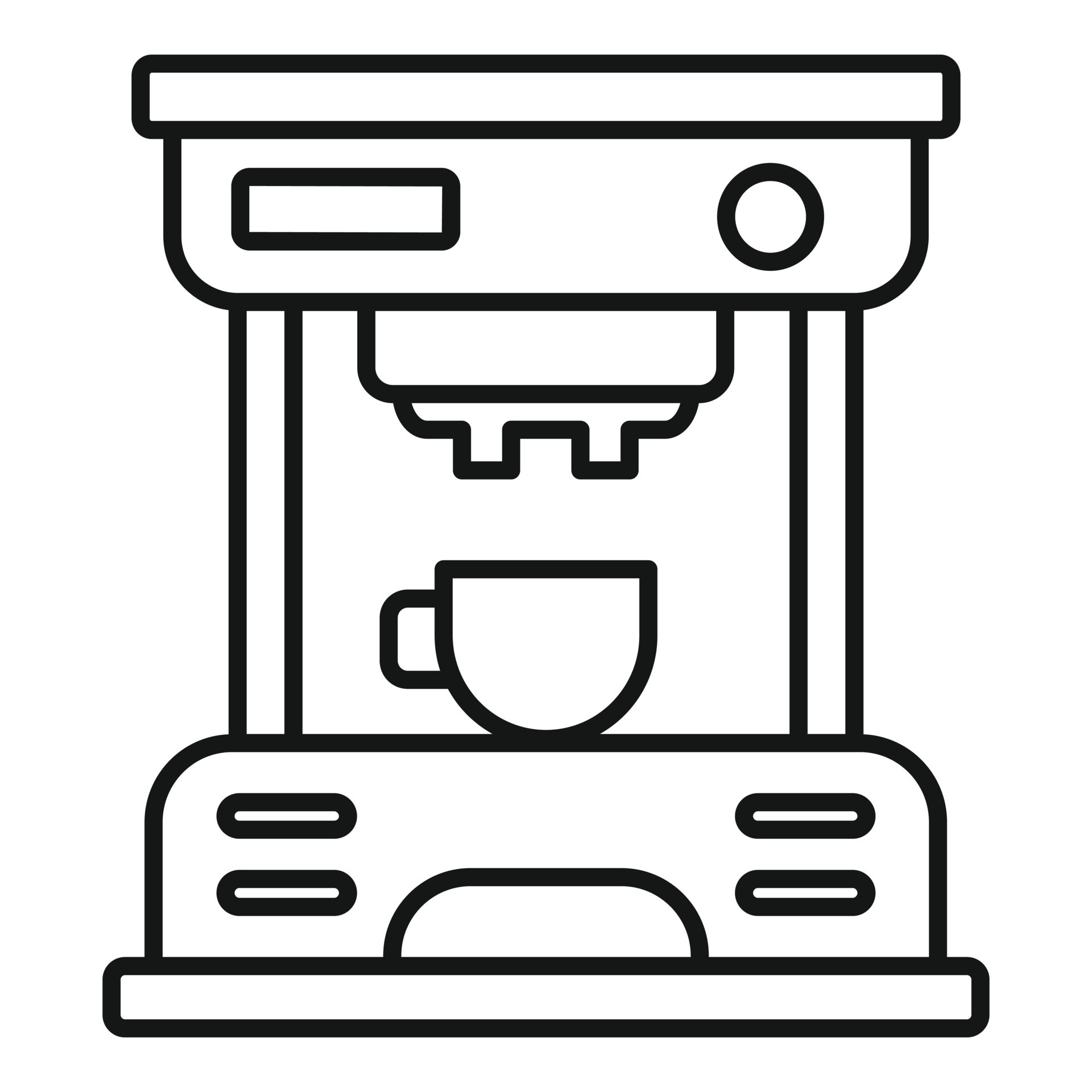 Espresso Coffee Machine Icons Stock Illustrations – 3,698 Espresso