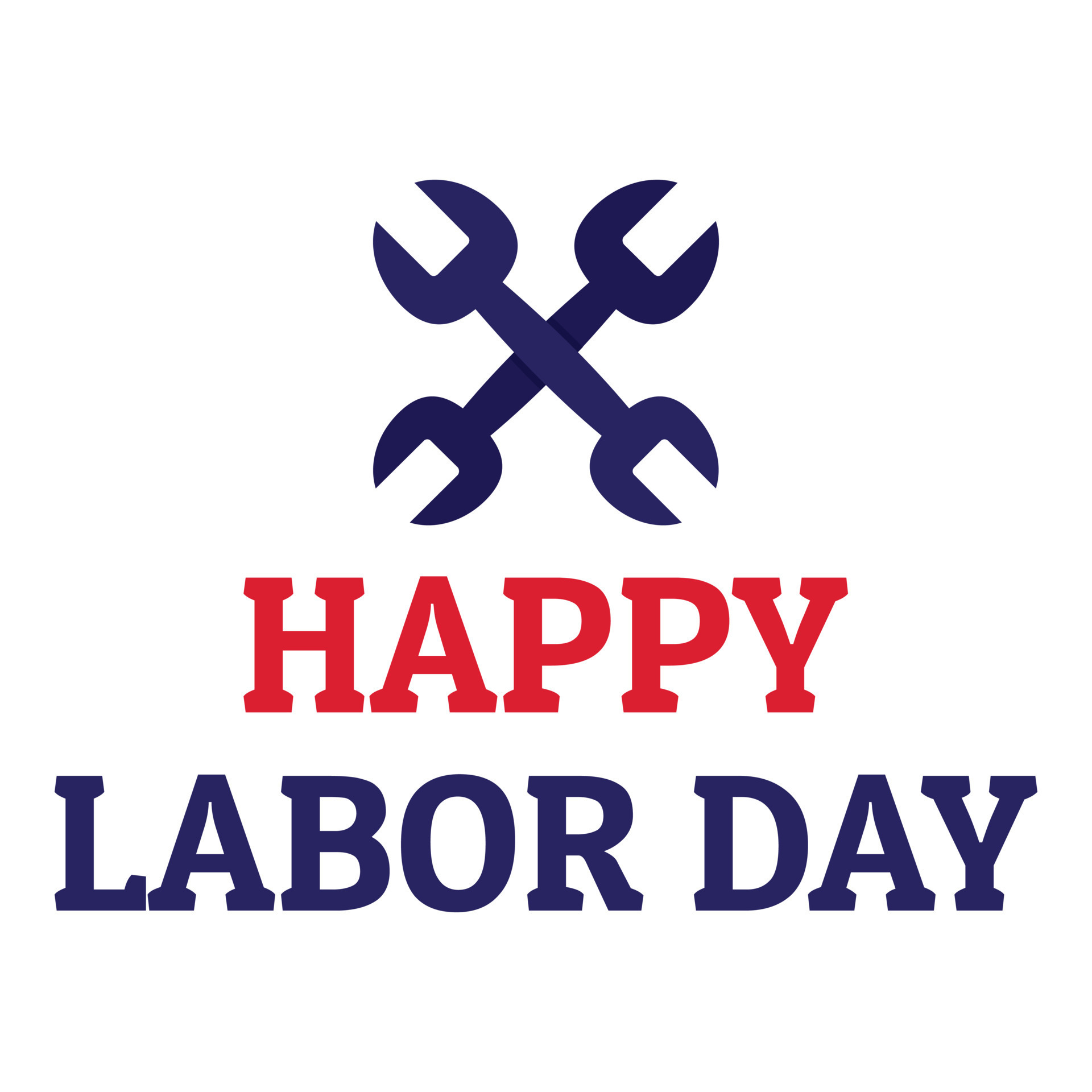 Labor happy day logo icon, flat style 14614551 Vector Art at Vecteezy