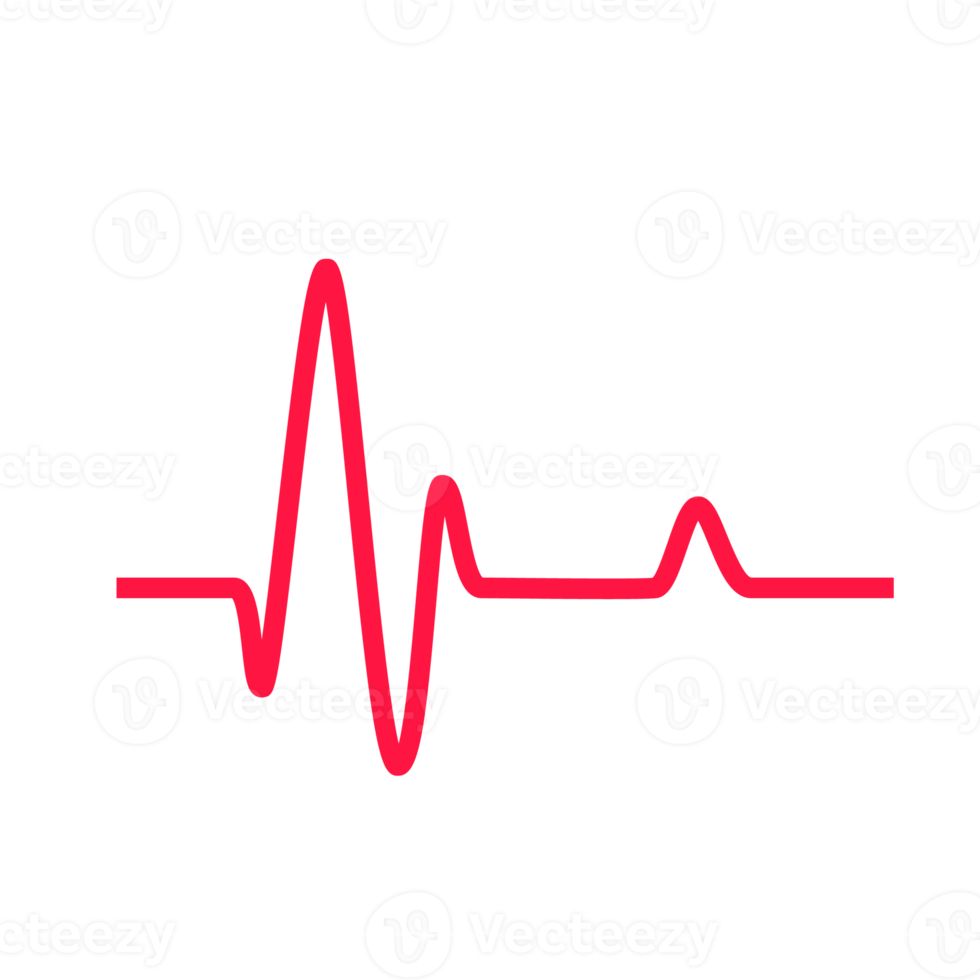 Heartbeat graph Concept of helping patients and exercising for health. png