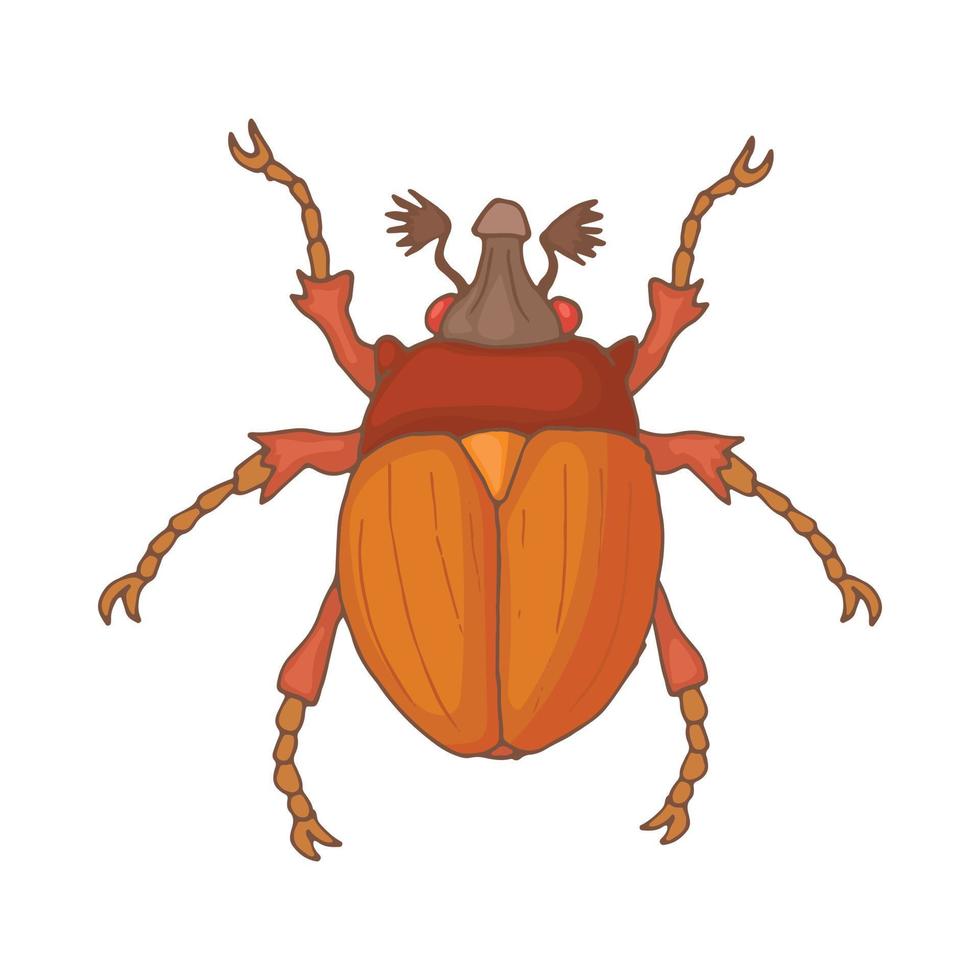 Insect bug icon, cartoon style vector