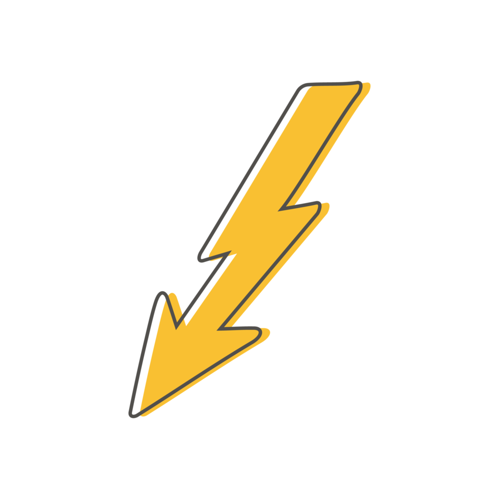 Thunder and Bolt Lighting flash. png