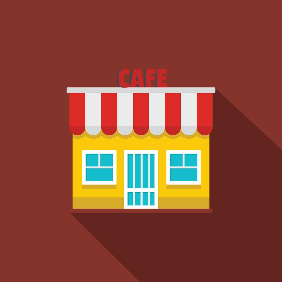 icono de café, estilo plano. vector