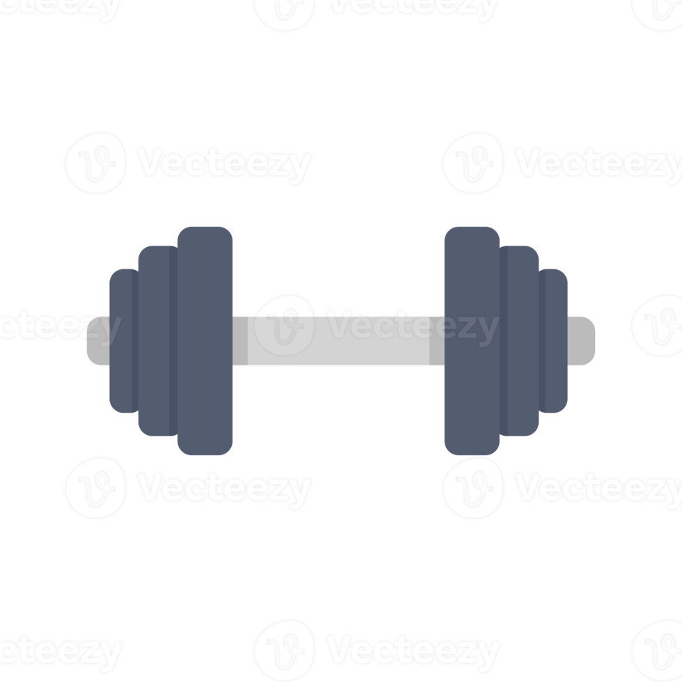 Fitness dumbbells made of steel with weights for lifting exercises to build muscle. png