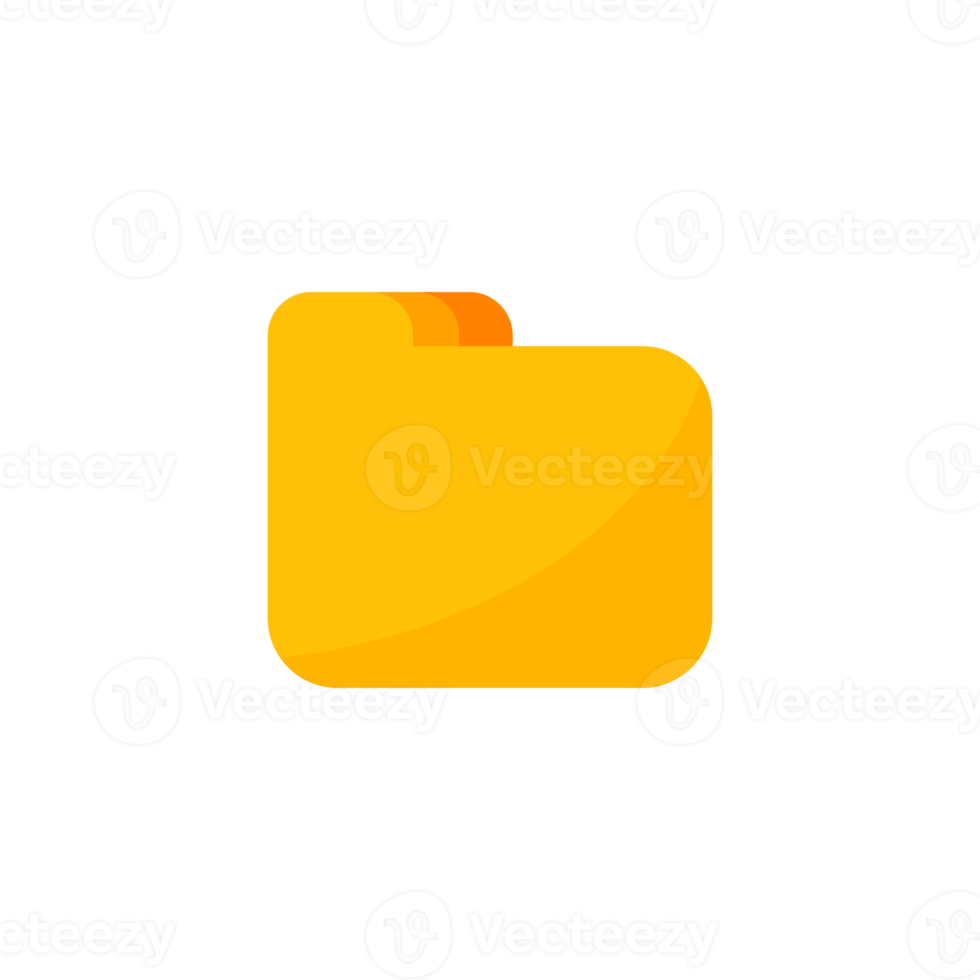 Yellow folders for organizing documents. sorting large amounts of data png