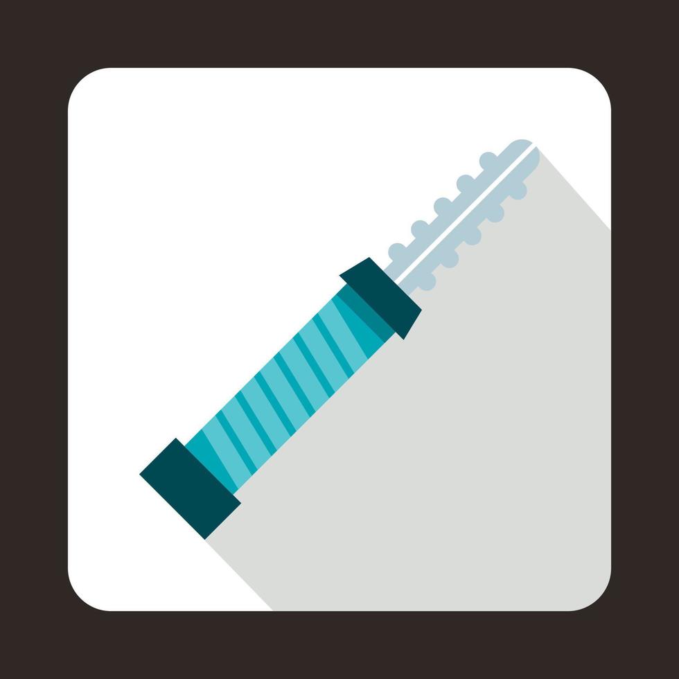 Electronic cigarette cartridge icon, flat style vector