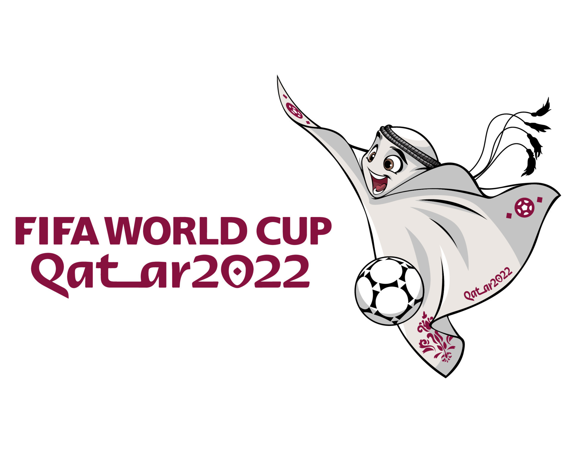 FIFA World Cup Qatar 2022 Logo Line Art 12867659 Vector Art at Vecteezy