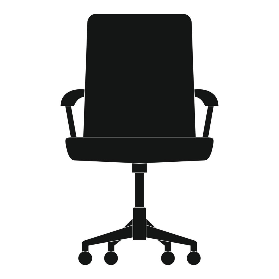 Baby chair icon, simple style. vector