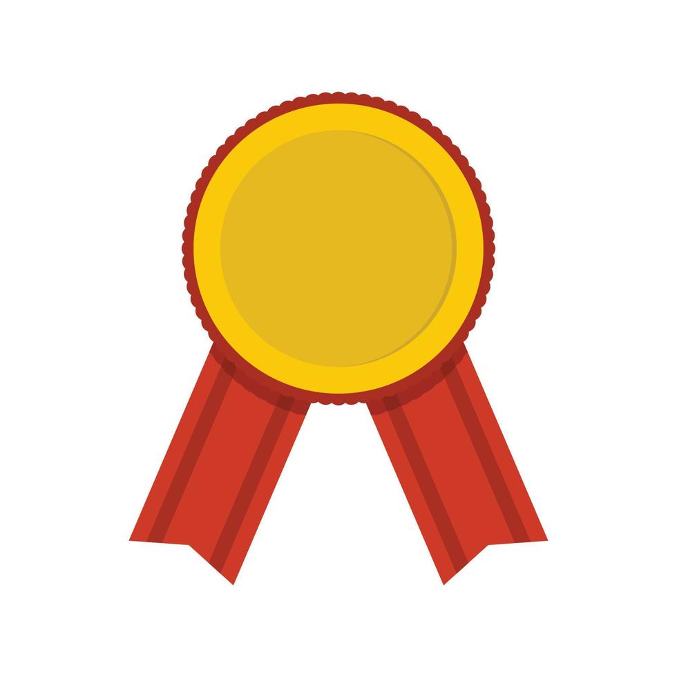 Award icon vector flat