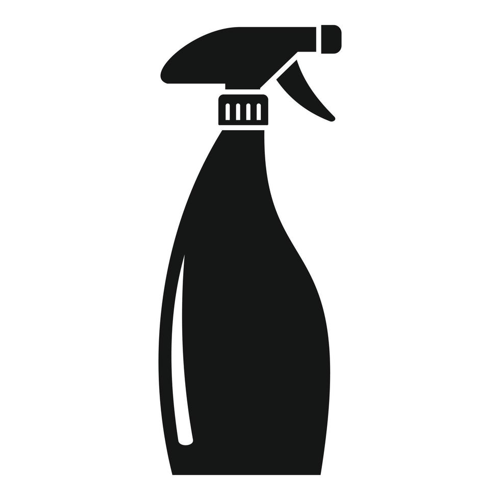 Clean spray bottle icon, simple style vector
