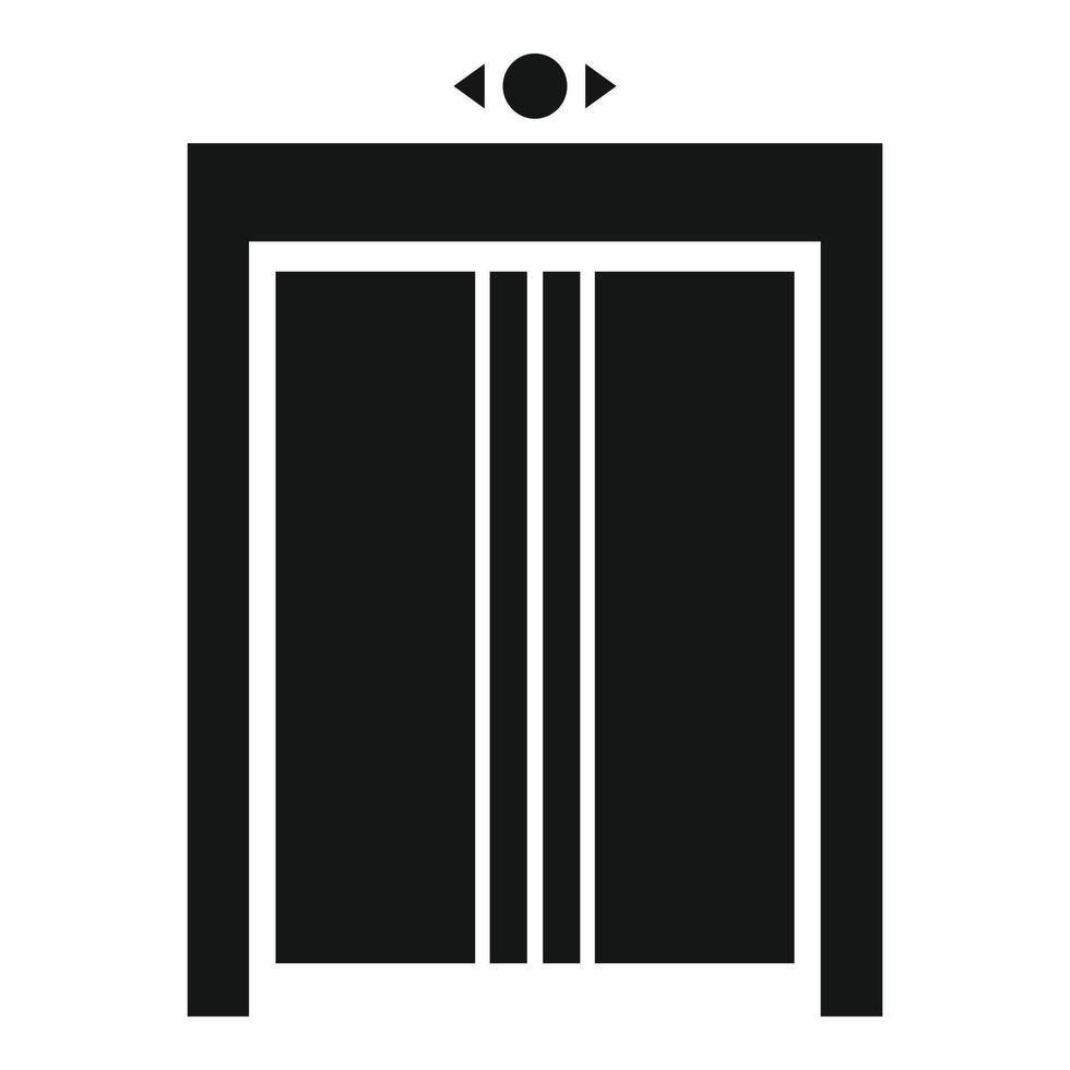 Architecture elevator icon, simple style vector