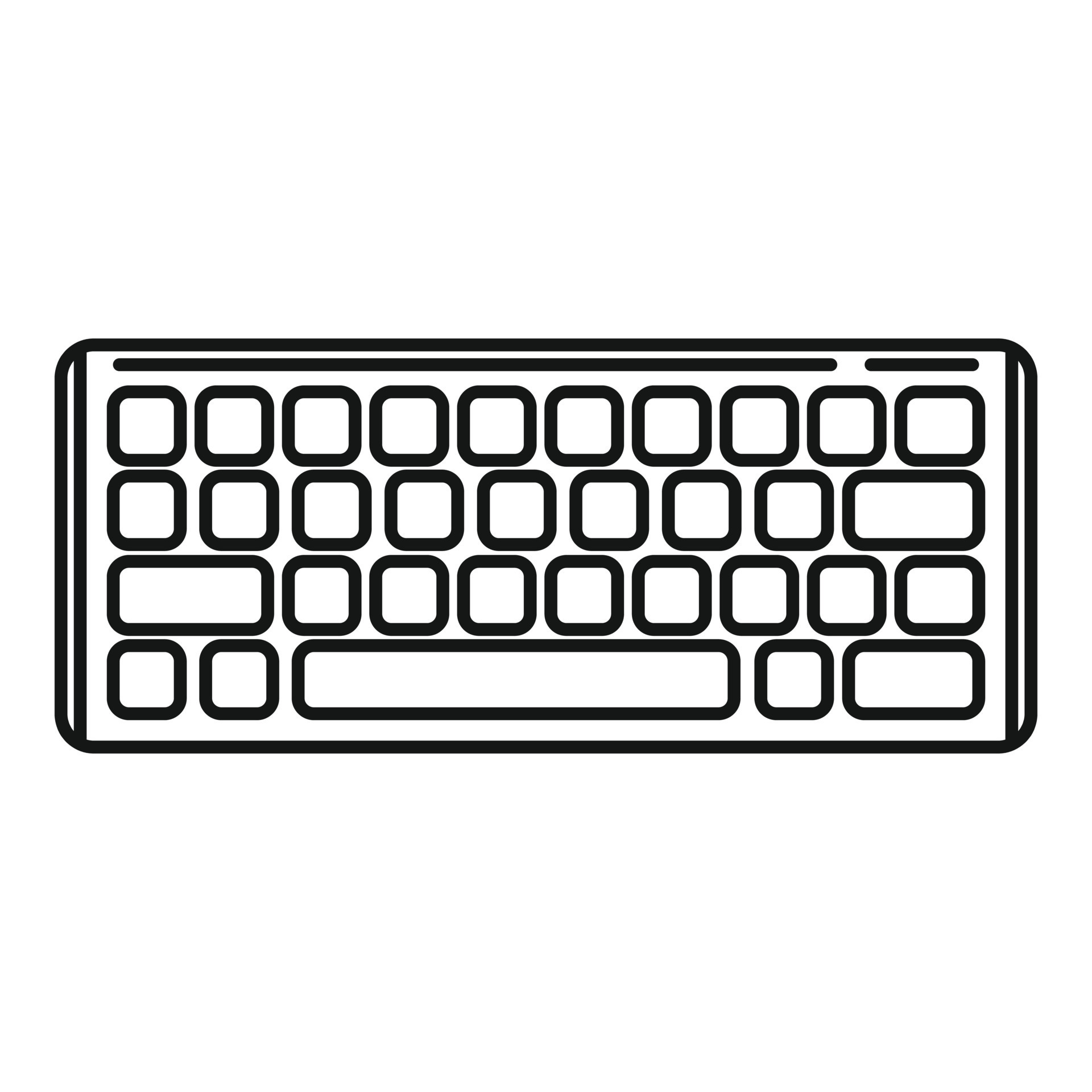 Equipment Keyboard Icon Outline Style 14616126 Vector Art At Vecteezy