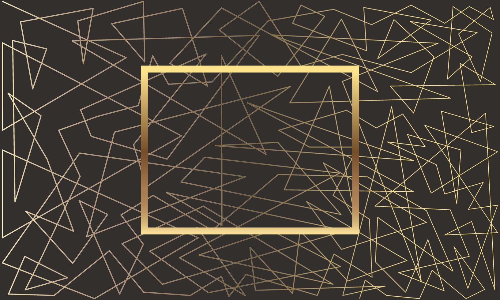 gold frame background vector illustration