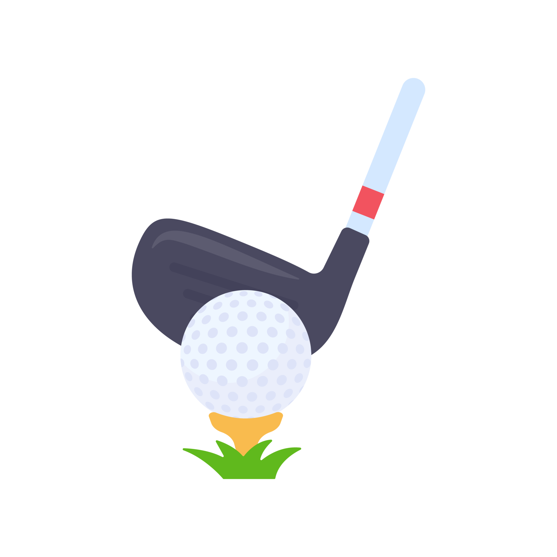 Golf clubs and balls for sporting events on the grass. 14616179 PNG