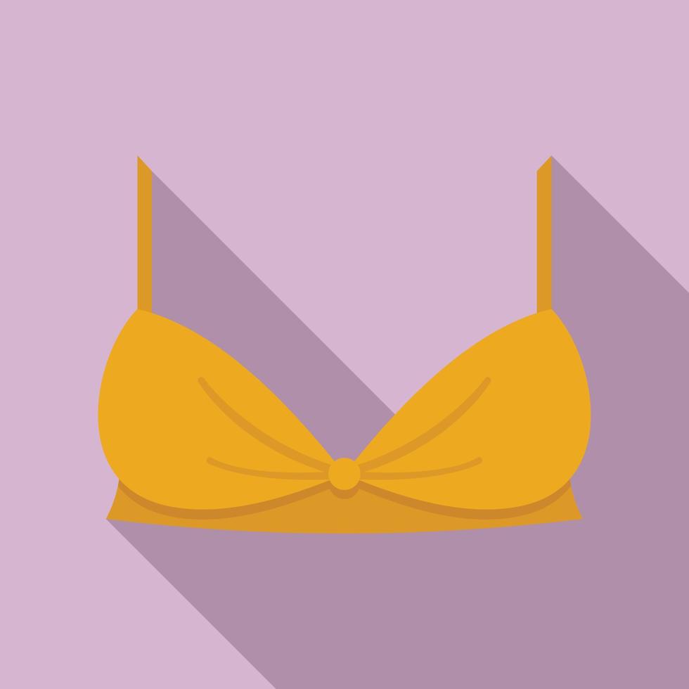 Cup bra icon, flat style 14616306 Vector Art at Vecteezy