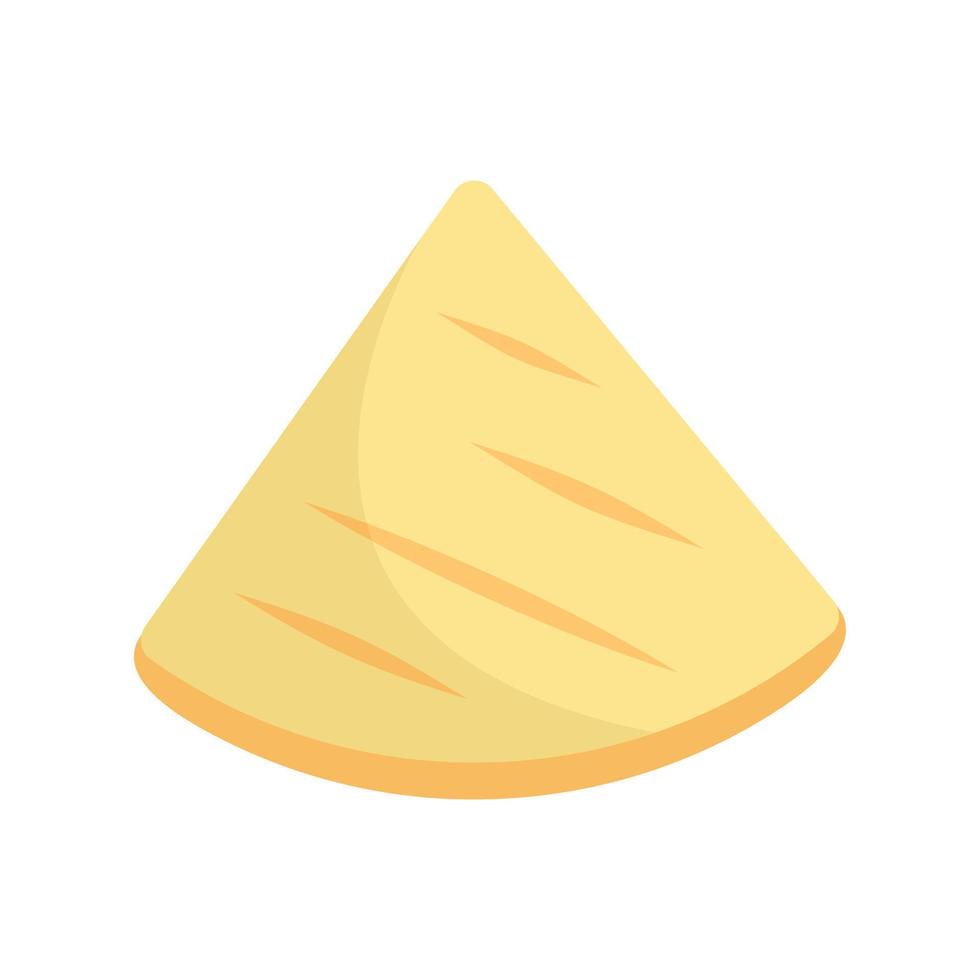 Mexican pita icon, flat style vector