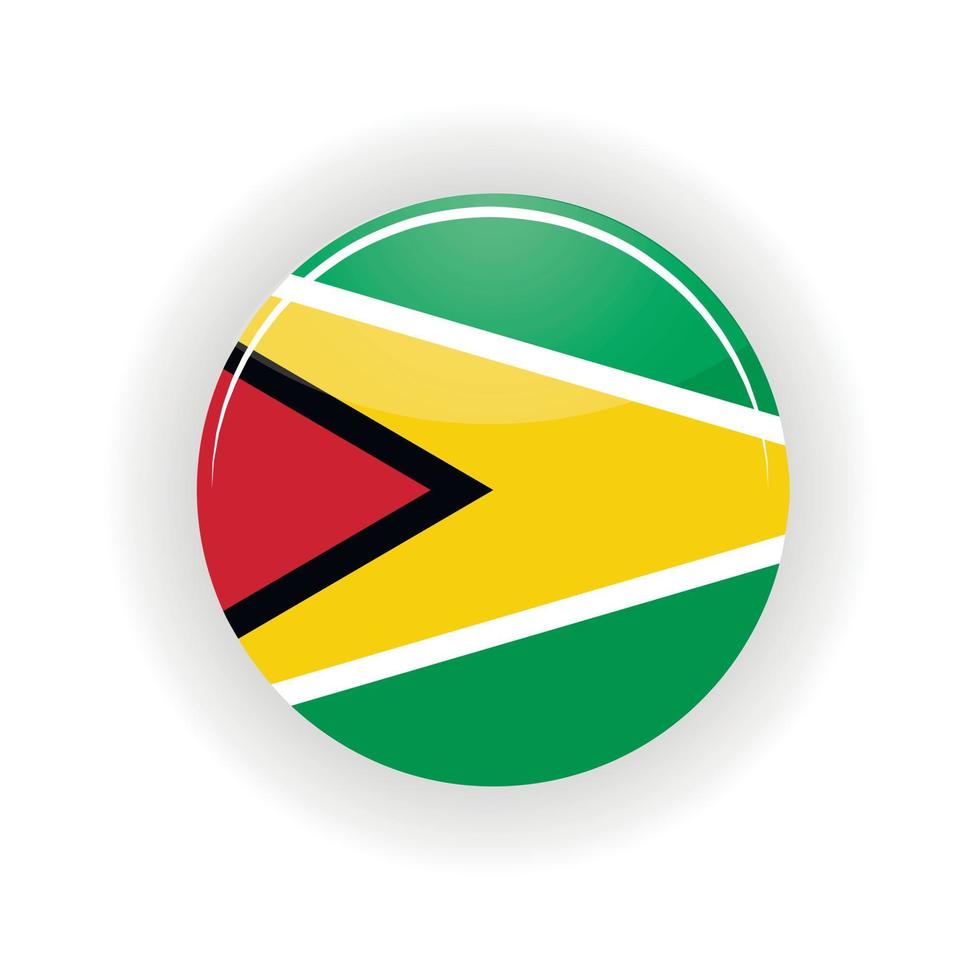Guyana icon circle vector