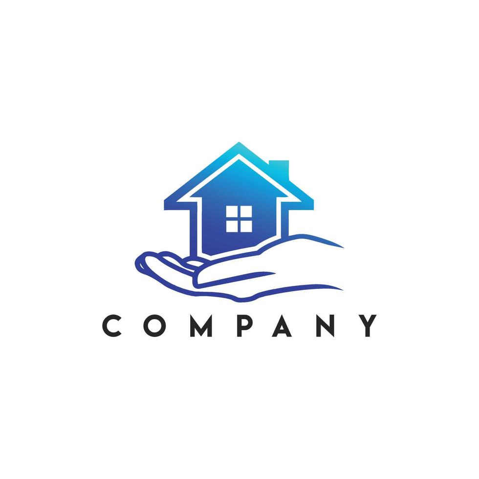 Home Care Logo, Stay at Home Logo, Medical House Logo vector