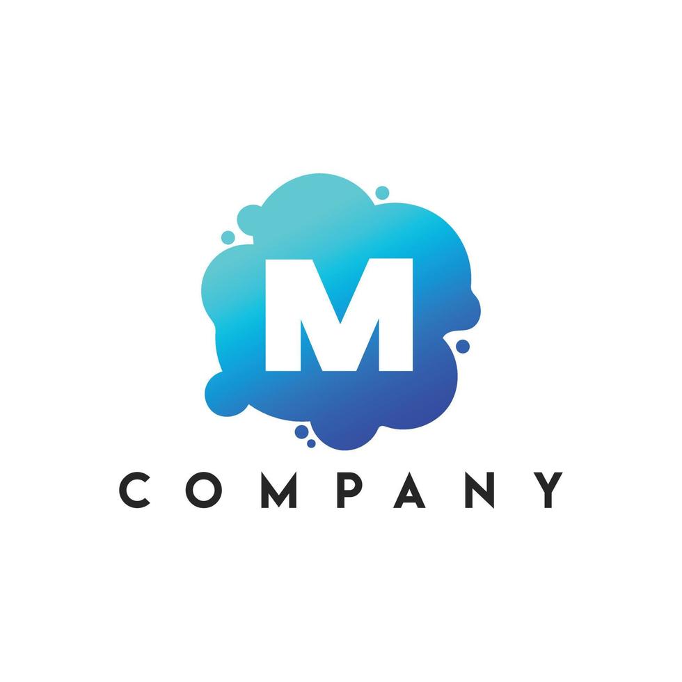logotipo de megacolor, logotipo de letra m vector