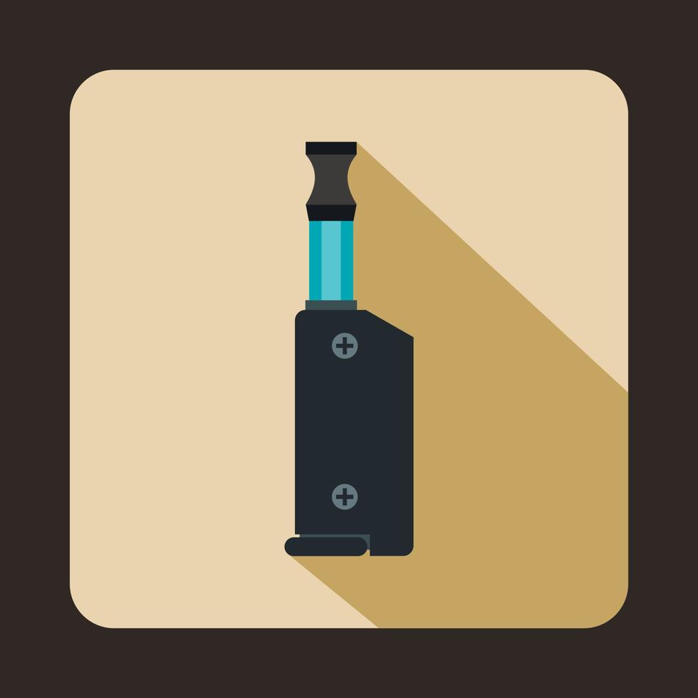 Vape device icon, flat style vector