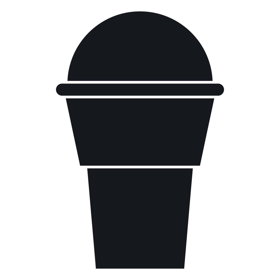 Ice Cream icon, simple style vector