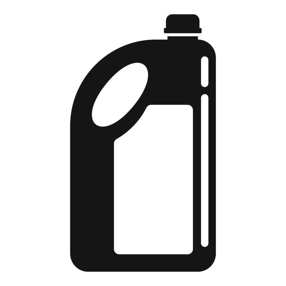 Plastic bottle cleaner icon, simple style vector