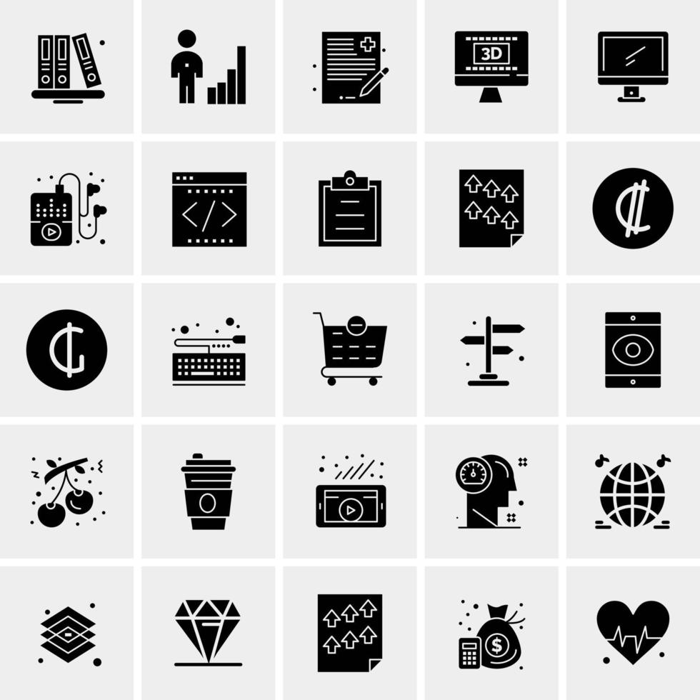 25 Universal Business Icons Vector Creative Icon Illustration to use in web and Mobile Related project