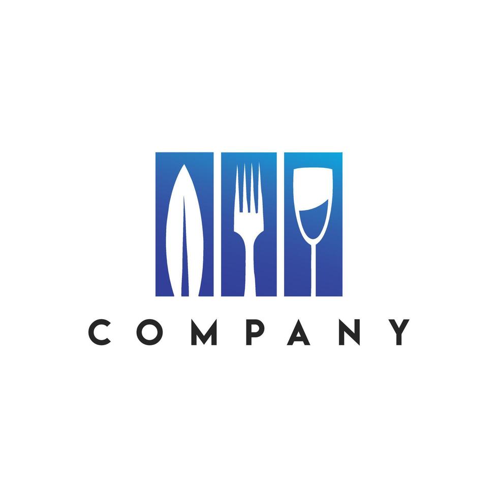 Fine Cuisine Logo, Food vector