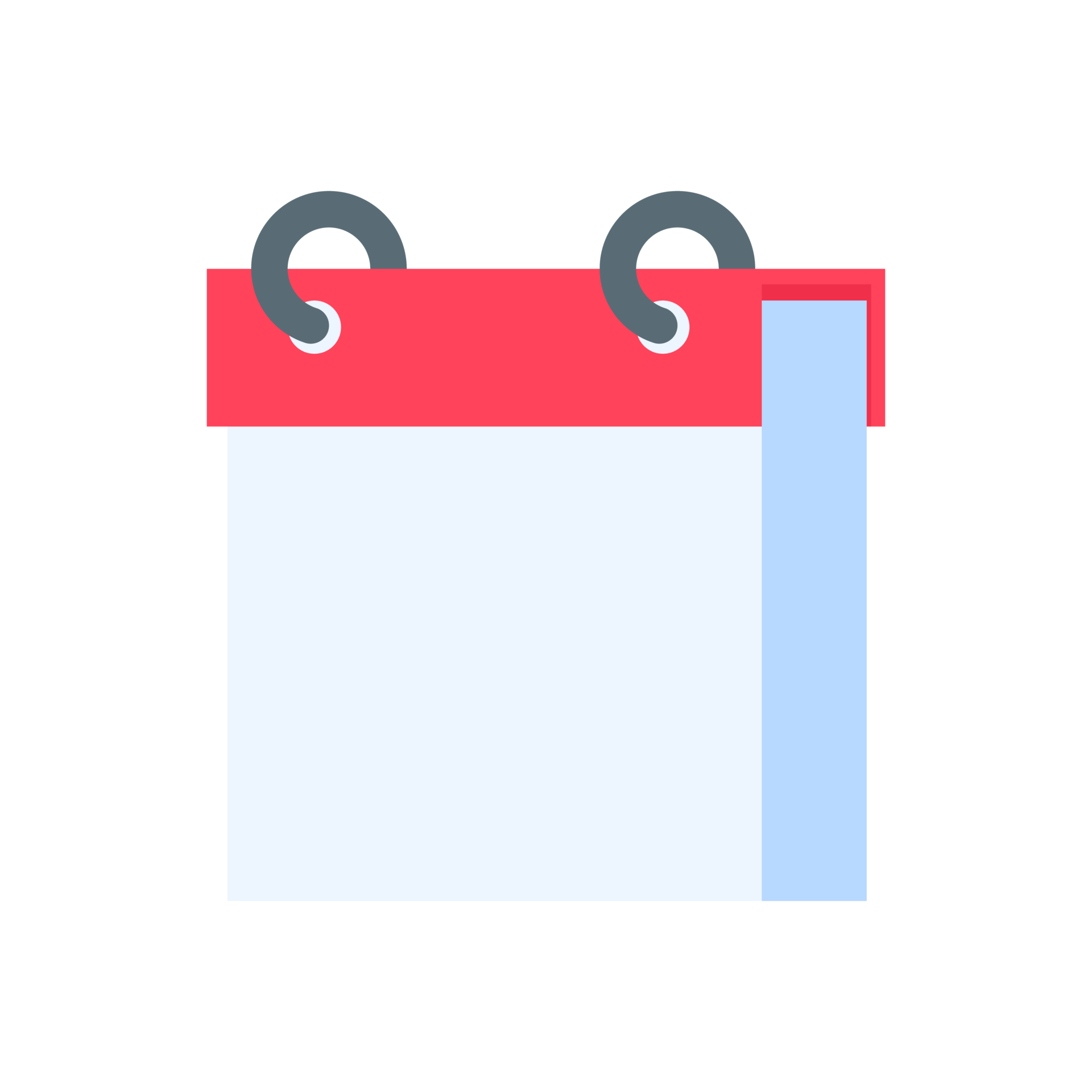 Calendar icon. A red calendar for reminders of appointments and