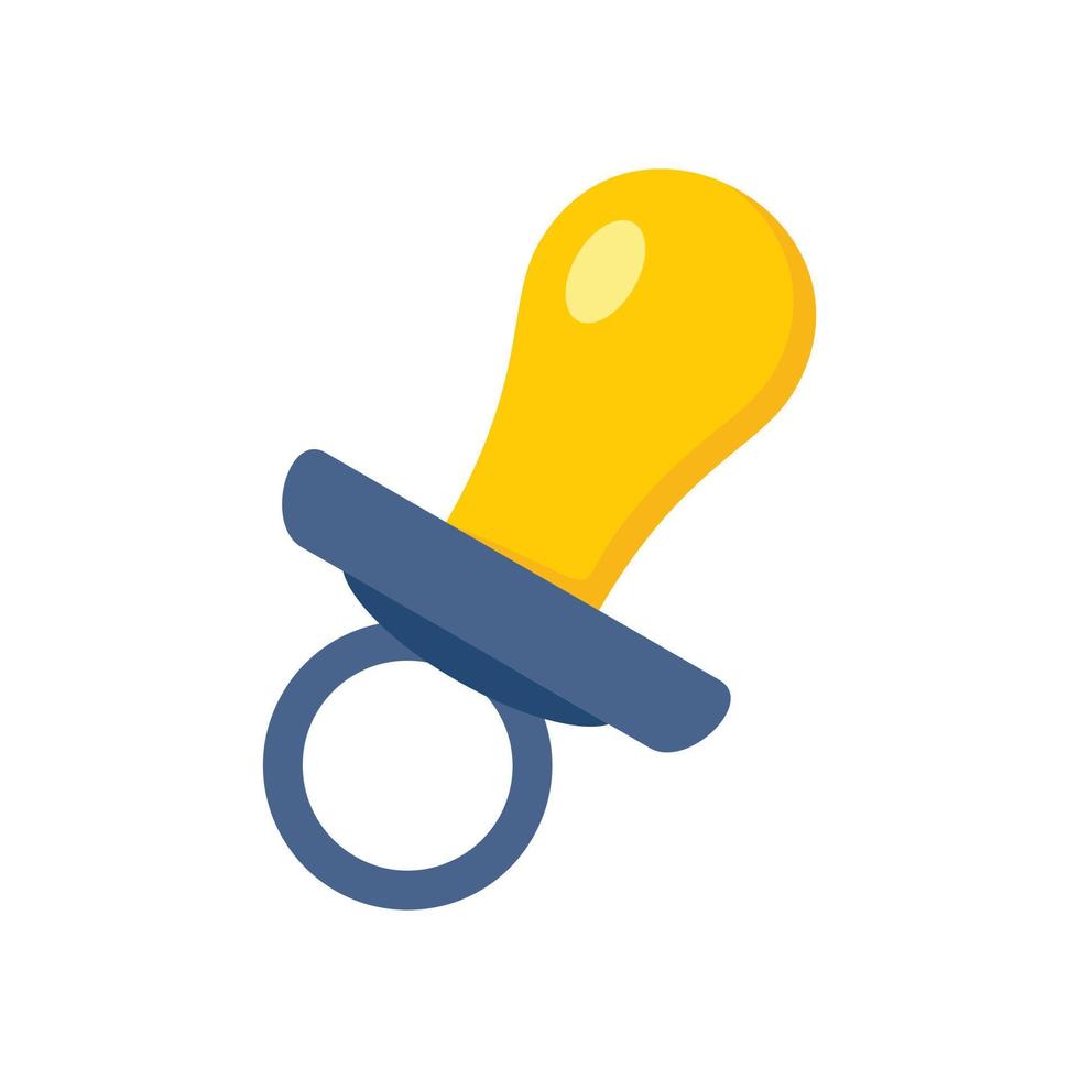 Nipple icon, flat style vector