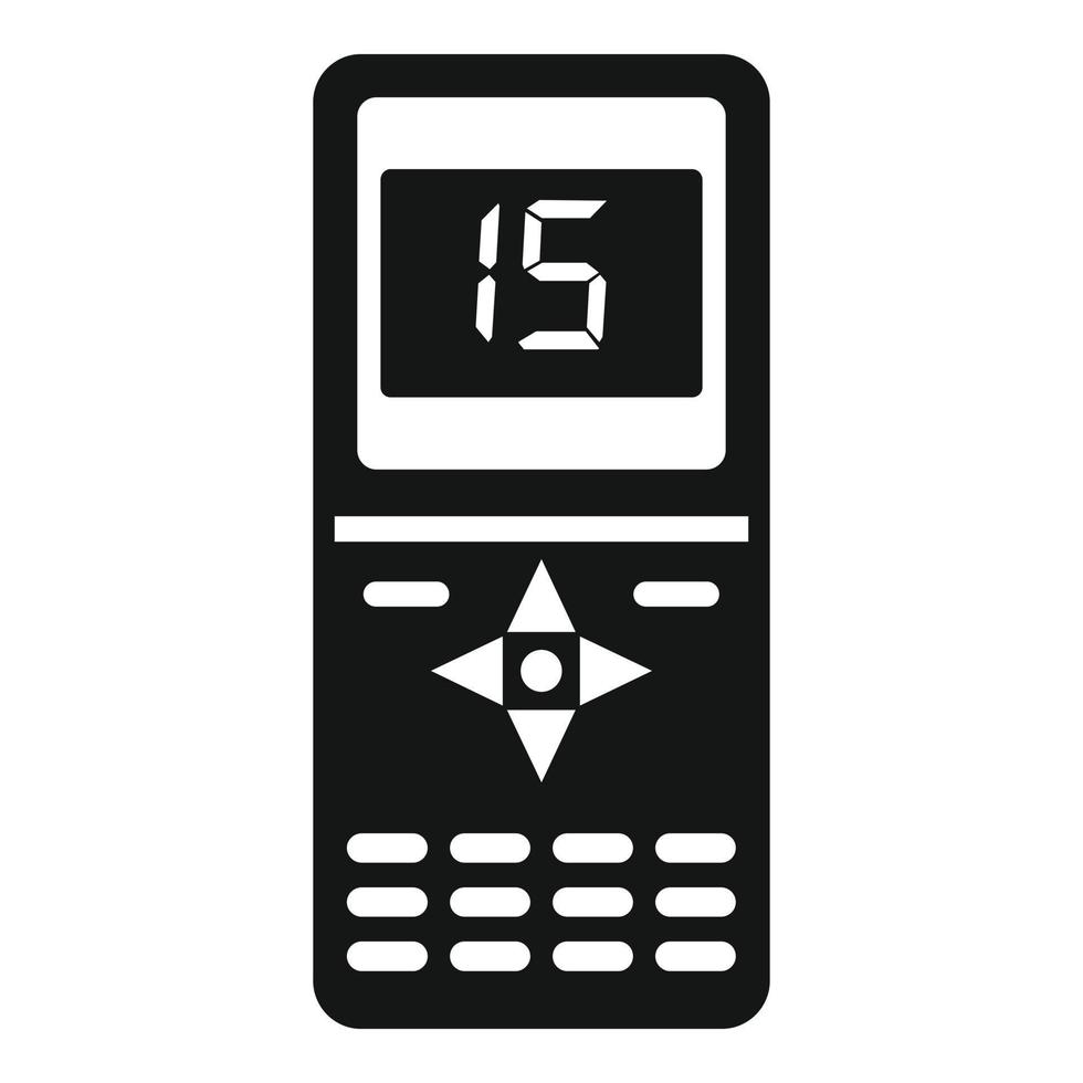 Air conditioner remote control icon, simple style 14617422 Vector Art