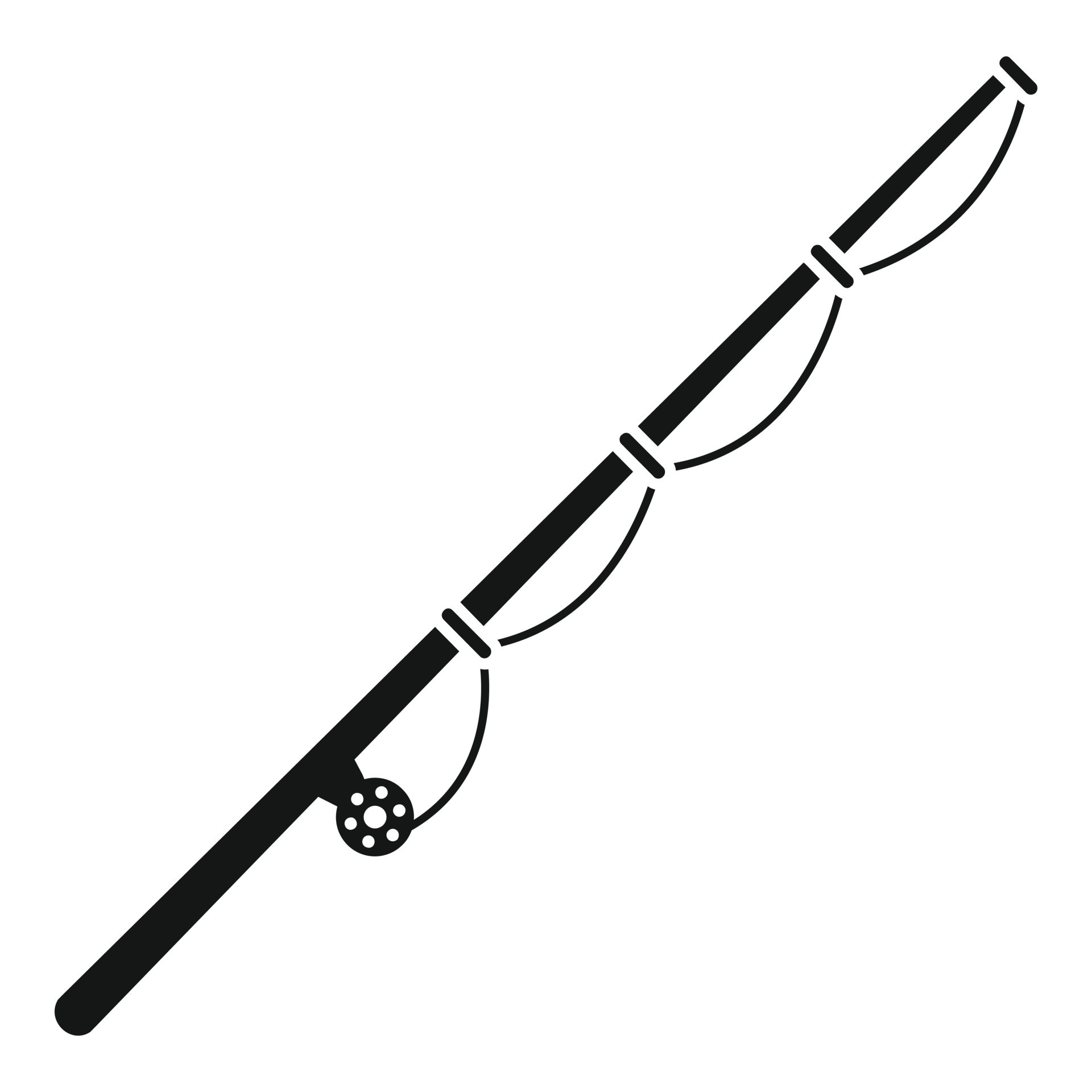 Fishing rod extreme icon, simple style 14617432 Vector Art at Vecteezy