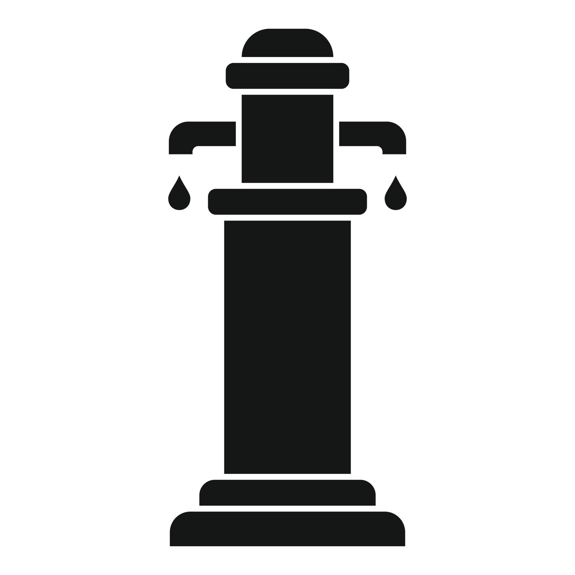 Park drinking fountain icon, simple style 14617746 Vector Art at Vecteezy