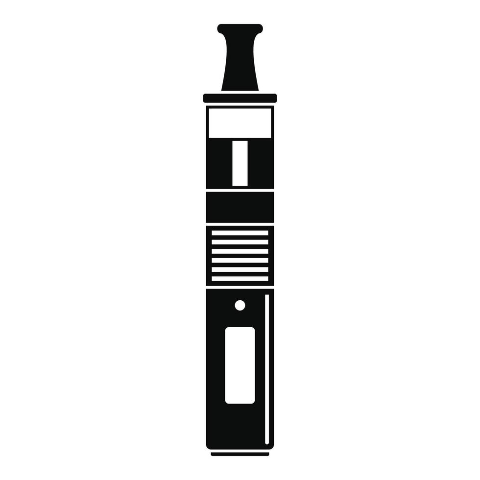 Vaping pen icon, simple style vector