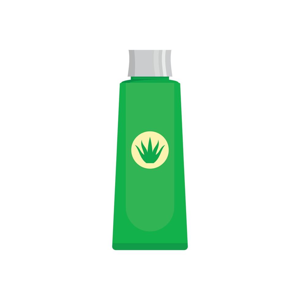 Aloe vera extract icon, flat style vector