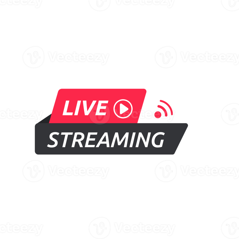 Live streaming symbol set Online broadcast icon The concept of live streaming for selling on social media. png